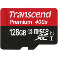Thẻ Nhớ Transcend 128GB microSDXC UHS-1 Class 10 + SD Adapter (TS128GUSDU1)