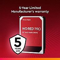 Ổ Cứng HDD 3.5" WD Red Pro 12TB NAS SATA 7200RPM 256MB Cache (WD121KFBX)