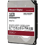 Ổ Cứng HDD 3.5" WD Red Pro 12TB NAS SATA 7200RPM 256MB Cache (WD121KFBX)