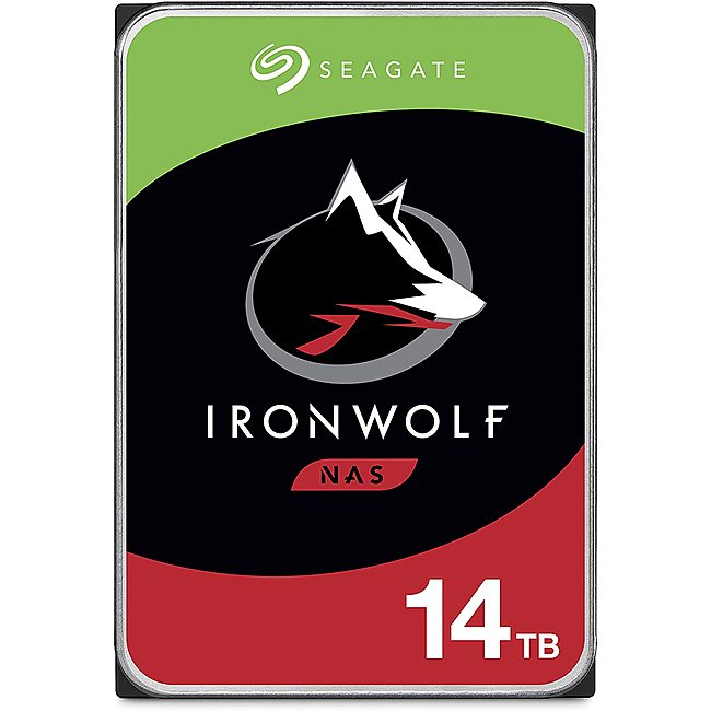 Ổ Cứng HDD 3.5" Seagate IronWolf 14TB NAS SATA 7200RPM 256MB Cache (ST14000VN0008)