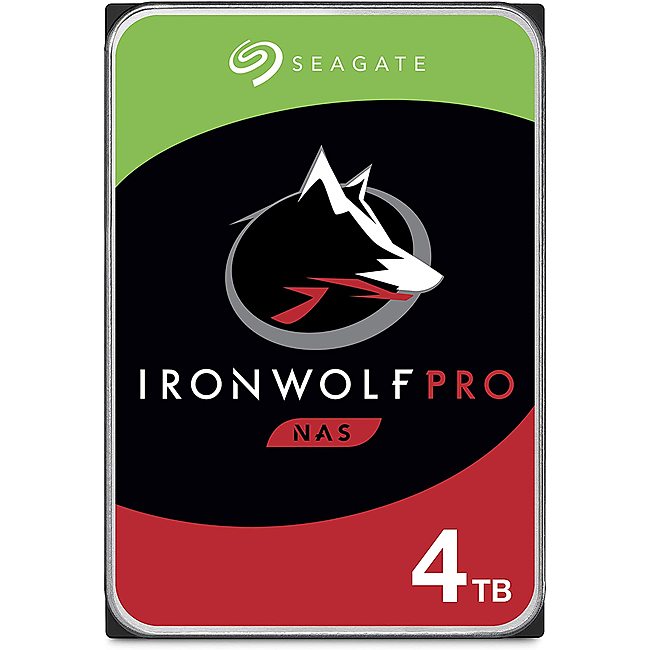 Ổ Cứng HDD 3.5" Seagate IronWolf Pro 4TB NAS SATA 7200RPM 128MB Cache (ST4000NE001)
