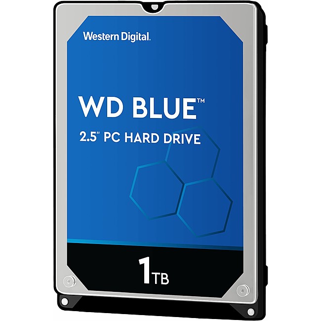 Ổ Cứng HDD 2.5" WD Blue 1TB SATA 5400RPM 8MB Cache (WD10JPVX)