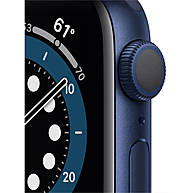 Đồng Hồ Thông Minh Apple Watch Series 6 GPS 40mm Blue Viền Nhôm Dây Cao Su (MG143VN/A)