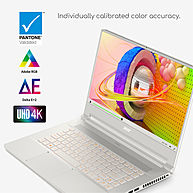 Máy Tính Xách Tay Acer ConceptD 7 Core i7-9750H/16GB-32GB DDR4/1TB SSD PCIe/NVIDIA GeForce RTX 2060-2080 6GB-8GB GDDR6/Win 10 Home-Pro (White)