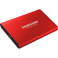 Ổ Cứng Di Động SAMSUNG T5 1TB SSD USB 3.1 Gen 2 Red (MU-PA1T0R/WW)