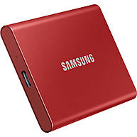 Ổ Cứng Di Động SAMSUNG T7 1TB SSD USB 3.2 Gen 2 Metallic Red (MU-PC1T0R/WW)