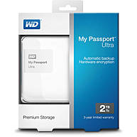 Ổ Cứng Di Động WD My Passport Ultra 2TB USB 3.0 White (WDBBKD0020BWT)
