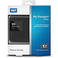 Ổ Cứng Di Động WD My Passport Ultra 2TB USB 3.0 Black (WDBBKD0020BBK)