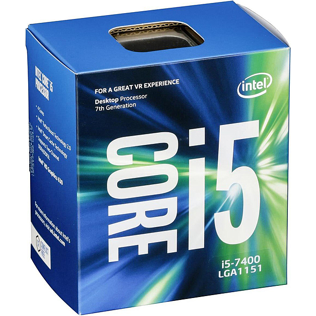 CPU Máy Tính Intel Core i5-7400 4C/4T 3.0GHz Up to 3.50GHz 6MB Cache HD 630 (LGA 1151)