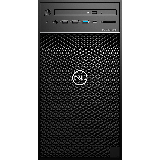 Máy Trạm Workstation Dell Precision 3630 Tower CTO Base Xeon E-2146G/16GB DDR4 nECC/2TB HDD/NVIDIA Quadro P2200 5GB GDDR5X/Fedora