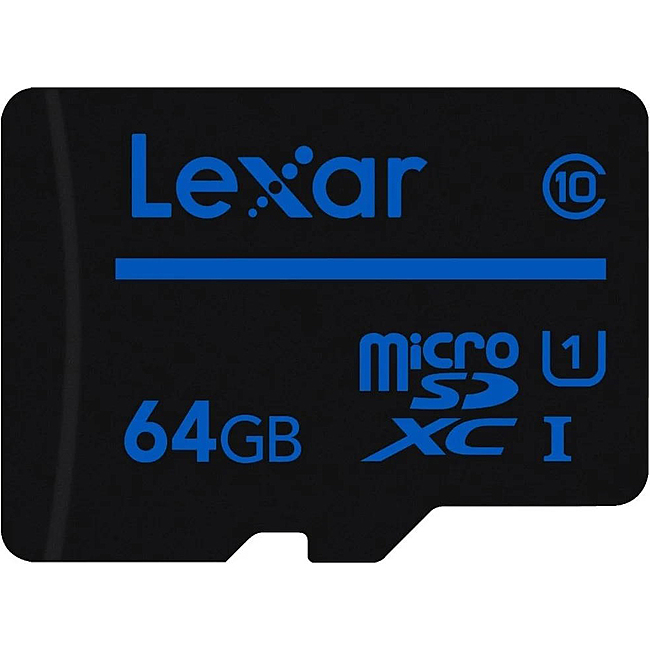 Thẻ Nhớ Lexar 64GB microSDXC UHS-I Class 10 (LFSDM10-64GABC10)