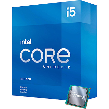CPU Máy Tính Intel Core i5-11600KF 6C/12T 3.90GHz Up to 4.90GHz 12MB Cache (LGA 1200)