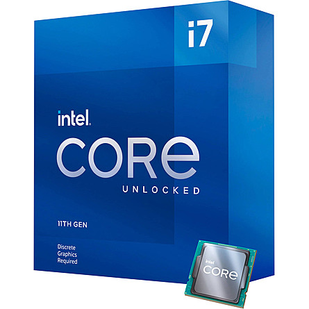 CPU Máy Tính Intel Core i7-11700KF 8C/16T 3.60GHz Up to 5.00GHz 16MB Cache (LGA 1200)