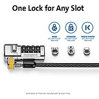Dây Khóa Laptop Kensington ClickSafe Universal Combination Laptop Lock (K68105WW)
