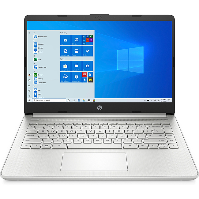 Máy Tính Xách Tay HP 14s-fq1066au AMD Ryzen 5 5500U/8GB DDR4/256GB SSD PCIe/Win 10 Home (4K0Z6PA)