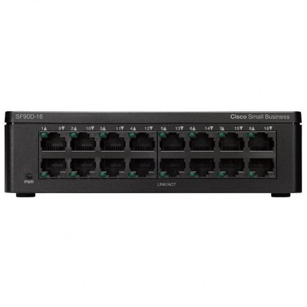 Cisco SF95D-16 16-Port 10/100Mbps Desktop Switch (SF95D-16-AS)