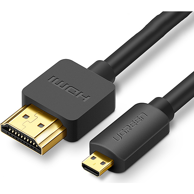 Cáp Chuyển Đổi UGreen microHDMI To HDMI Chiều Dài 3 Mét (30104)