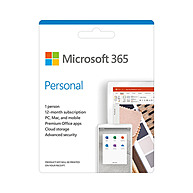 Phần Mềm Ứng Dụng Microsoft 365 Personal 32-bit/x64 All Languages 1YR Online APAC EM C2R NR (QQ2-00003)
