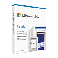 Phần Mềm Ứng Dụng Microsoft 365 Family 32bit/x64 All Languages 1YR Online APAC EM C2R NR (6GQ-00083)