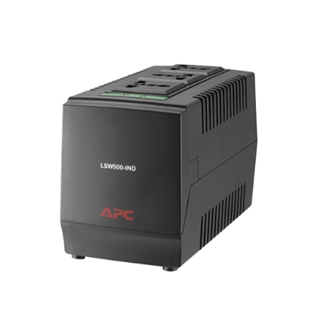 Ổn Áp APC LINE-R 500VA AUTOMATIC VOLTAGE REGULATOR 3 UNIVERSAL OUTLETS (LSW500-IND)