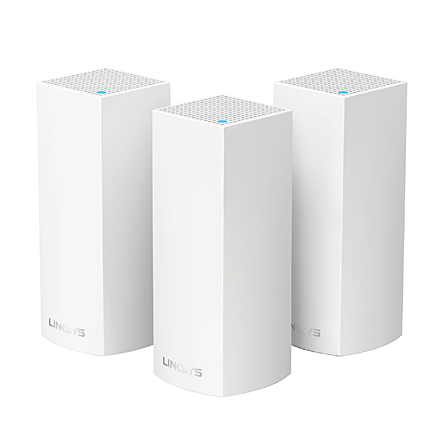 Thiết Bị Router Wifi Linksys VELOP WHW0303-AH TRI-BAND AC6600 INTELLIGENT MESH WIFI SYSTEM WIFI 5 MU-MIMO SYSTEM 3-PK (WHW0303-AH)