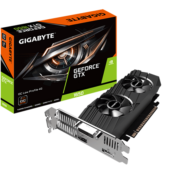 Card Màn Hình Gigabyte Gigabyte GTX 1650 OC 4GB LP (N1650OC-4GL)