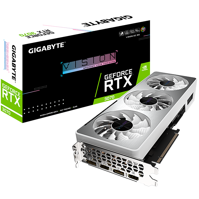Card Màn Hình Gigabyte  GeForce RTX 3070 VISION OC 8G (N3070VISION OC-8GD)