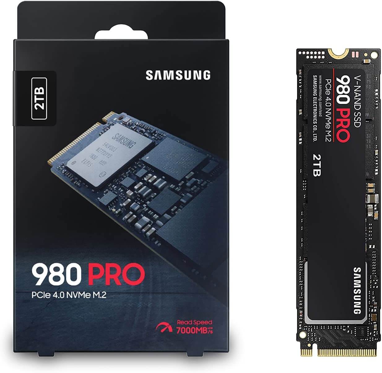 Ổ Cứng SSD SAMSUNG 980 PRO 2TB PCIe Gen 4.0 x4 NVMe V-NAND M.2 2280 Cache