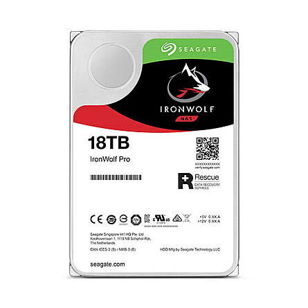 Ổ Cứng HDD 3.5" Seagate IronWolf Pro 18TB NAS SATA 7200RPM 256MB Cache (ST18000NE0000)