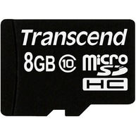 Thẻ Nhớ Transcend 8GB microSDHC Class 10 (TS8GUSDC10)