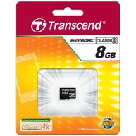 Thẻ Nhớ Transcend 8GB microSDHC Class 4 (TS8GUSDC4)