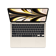 Máy Tính Xách Tay Apple MacBook Air 13" 2022 M2 Chip 8-Core CPU/8GB/512GB SSD/10-Core GPU/Starlight (MLY23)