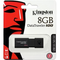USB Máy Tính Kingston DataTraveler 100 G3 8GB USB 3.0 (DT100G3/8GB)