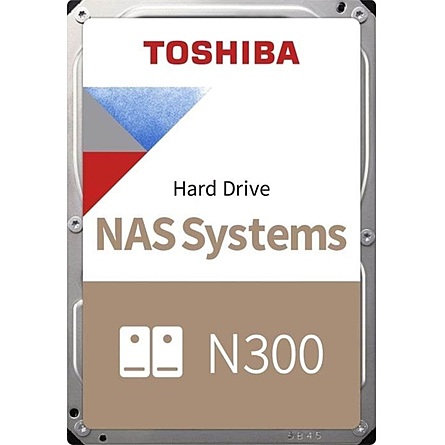 Ổ Cứng HDD 3.5" Toshiba N300 6TB NAS SATA 7200RPM 256MB (HDWG460UZSVA)