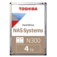 Ổ Cứng HDD 3.5" Toshiba N300 4TB NAS SATA 7200RPM 256MB (HDWG440UZSVA)