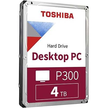 Ổ Cứng HDD 3.5" Toshiba P300 4TB SATA 5400RPM 128MB Cache (HDWD240UZSVA)