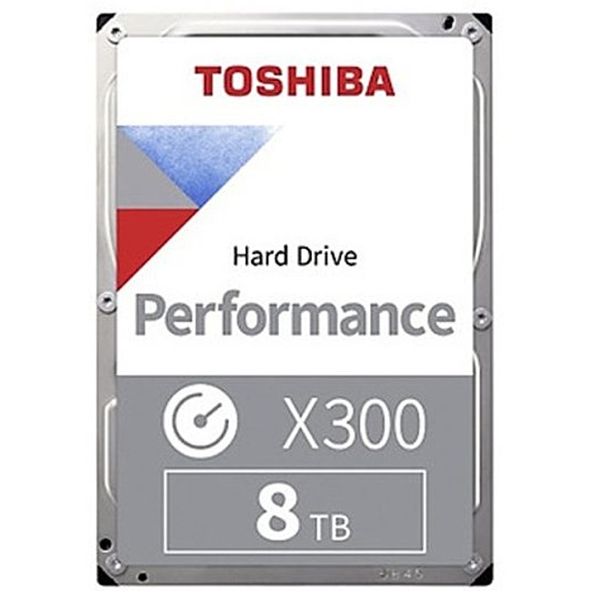 Ổ Cứng HDD 3.5" Toshiba X300 Performance 8TB SATA 7200RPM 128MB Cache (HDWF180UZSVA)