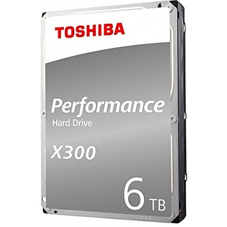Ổ Cứng HDD 3.5" Toshiba X300 Performance 6TB SATA 7200RPM 128MB Cache (HDWR160UZSVA)