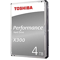 Ổ Cứng HDD 3.5" Toshiba X300 Performance 4TB SATA 7200RPM 128MB Cache (HDWE140UZSVA)