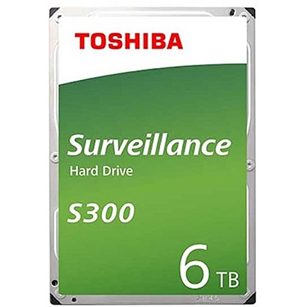 Ổ Cứng HDD 3.5" Toshiba S300 SURVEILLANCE 6TB SATA 5400RPM 256MB Cache (HDWT860UZSVA)