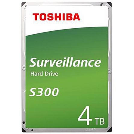 Ổ Cứng HDD 3.5" Toshiba S300 SURVEILLANCE 4TB SATA 5400RPM 128MB Cache (HDWT740UZSVA)