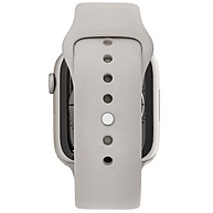 Đồng Hồ Thông Minh Apple Watch Series 7 GPS 45mm Viền Nhôm Dây Cao Su - Starlight (MKN63VN/A)