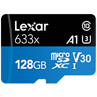 Thẻ Nhớ Lexar 128GB MicroSDXC UHS-I Class 10 (LSDMI128BB633A)