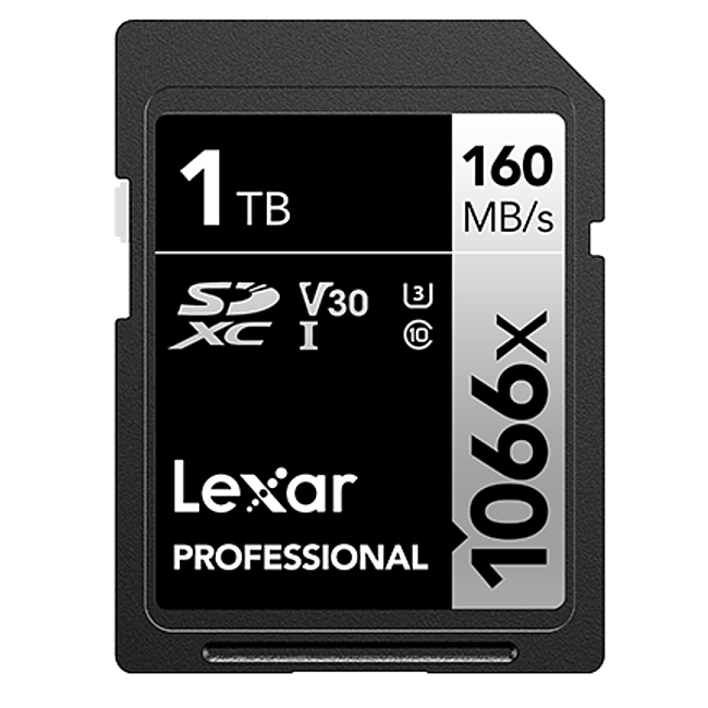 Thẻ Nhớ Lexar 1066x 1TB SDXC UHS-I U3 V30 (LSD1066001T-BNNNG)