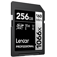 Thẻ Nhớ Lexar 1066x 256GB SDXC UHS-I U3 V30 (LSD1066256G-BNNNG)