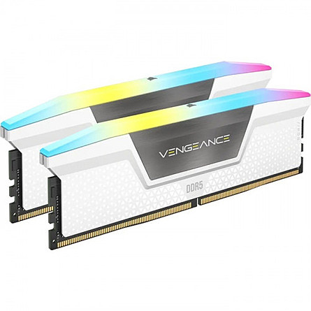 Ram Desktop Corsair Vengeance RGB 32GB (2x16GB) DDR5 5600MHz (CMH32GX5M2B5600C36WK)