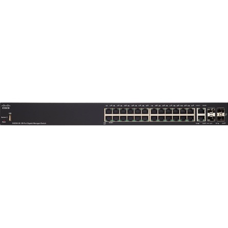 Cisco SG350-28 28-Port Gigabit Managed Switch (SG350-28-K9-EU)