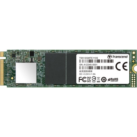 Ổ Cứng SSD Transcend 110S 1TB NVMe M.2 PCIe Gen 3 x4 (TS1TMTE110S)