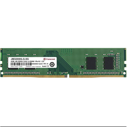 Ram Desktop Transcend 8GB (1 x 8GB) DDR4 3200MHz (JM3200HLG)