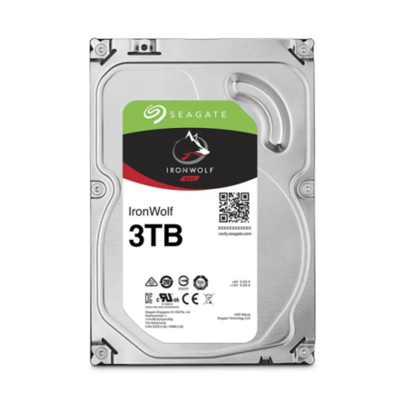 Ổ Cứng HDD 3.5" Seagate IronWolf 3TB NAS SATA 5900RPM 256MB Cache (ST3000VN006)